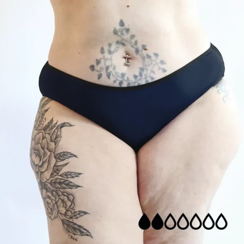 Culotte absorbante avec agrafes – fuites urinaires modérées