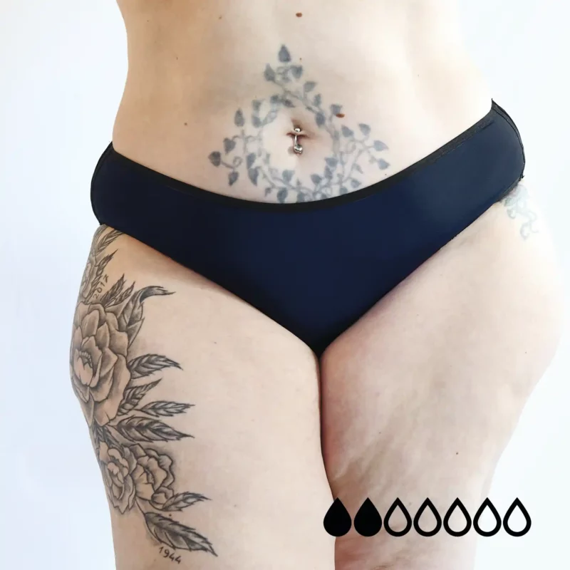 Culotte absorbante avec agrafes - fuites urinaires modérées – Image 3