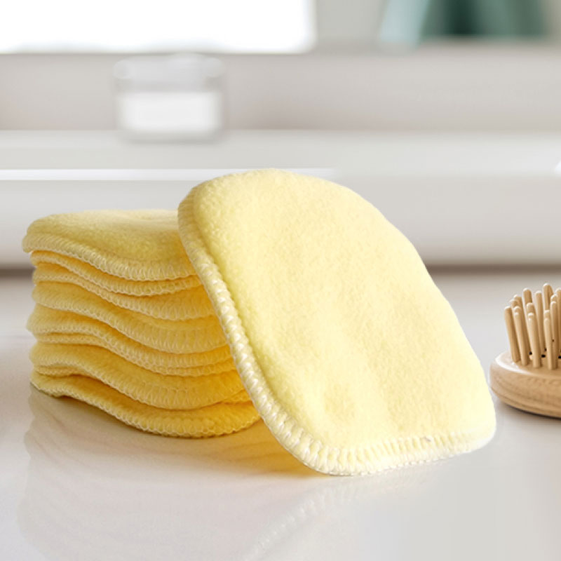 1 lingettes démaquillantes lavables en bambou - Coloris aléatoire