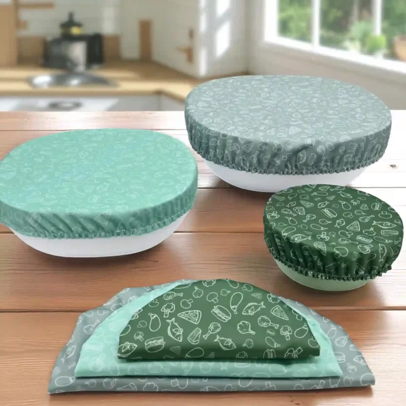 Set de 6 Couvre plats Zéro Déchet - Charlottes tissu