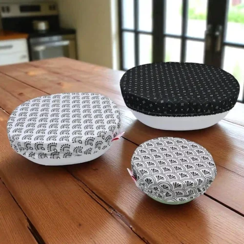 Set découverte de 3 Couvre plats Zéro Déchet – Charlottes tissu