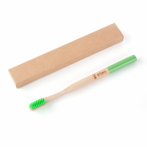 Brosse à dent en bambou sans BPA – Coloris au choix