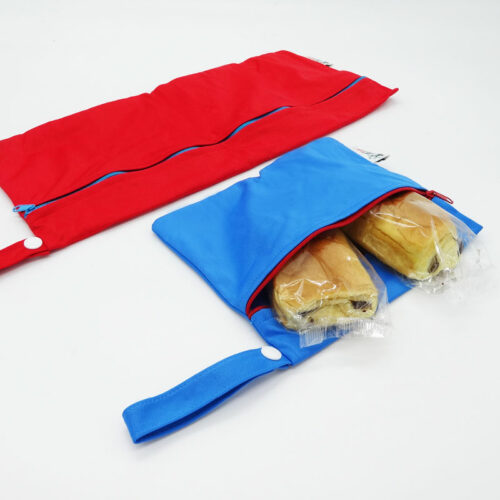 2 lunch bag / sac à goûter – Rouge et bleu