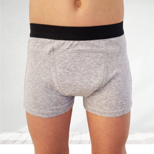 1 boxer / culotte d’apprentissage propreté | 3 à 8 ans – Gris