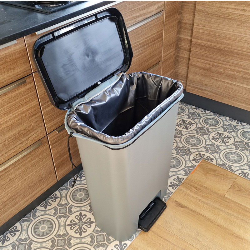 2 Sacs poubelle lavables et réutilisables 75×70 cm (100 L) – Tri des  déchets