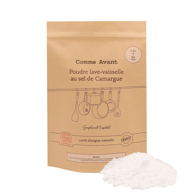 Poudre lave-vaisselle au sel de Camargue - 60 lavages
