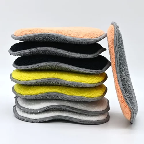 Pack 8 éponges lavables – Ultra absorbante et grattante