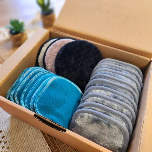 Kit Cotons démaquillants lavables : yeux, teint, visage (23pièces)