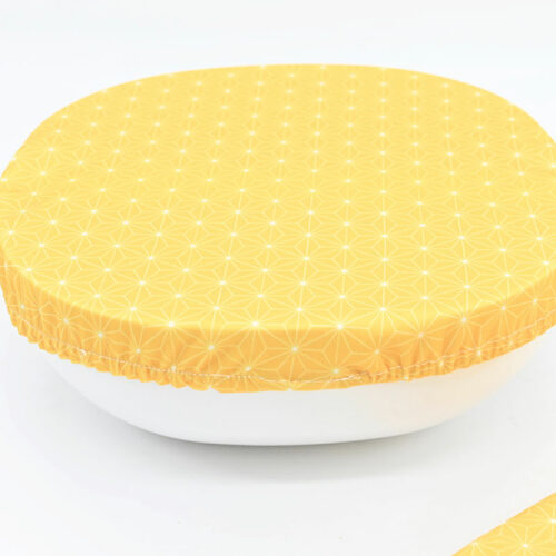 2 Couvre saladier – Charlotte, couvre plat en tissu 18 à 24 cm (M)