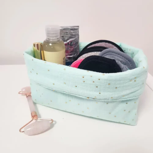 Panière taille L – Double gaze de coton