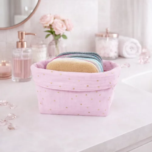 Panière taille S – Double gaze de coton