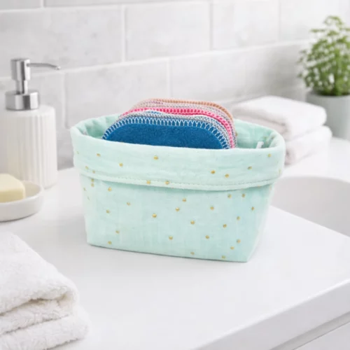 Panière taille S – Double gaze de coton