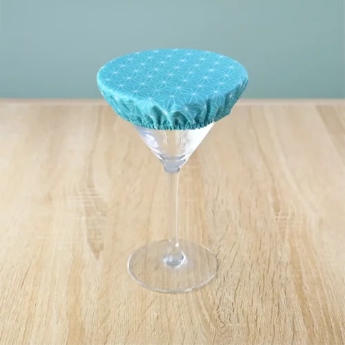 2 Couvre Coupes à dessert – couvre plat en tissu – 10 à 13 cm (XS)