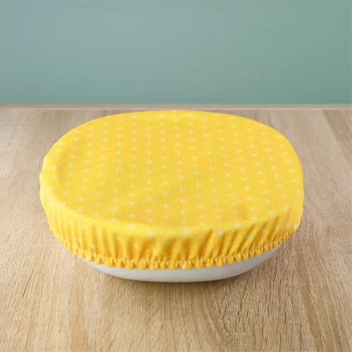 2 Couvre saladier – Charlotte, couvre plat en tissu 18 à 24 cm (M)