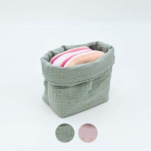 Kit petite fille salle de bain zéro déchet ( parfum solide, lingettes, pochette… )