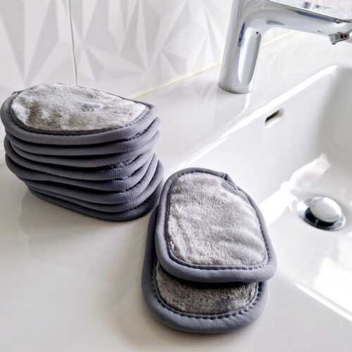 Kit salle de bain zéro déchet : crème, shampoing et déodorant solide + cotons démaquillants (16 pièces)