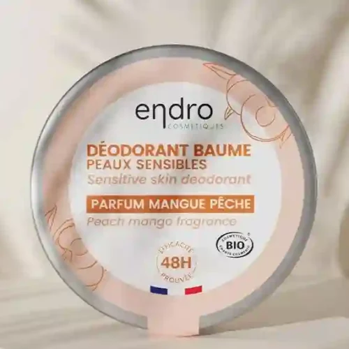 Déodorant Solide Format Voyage – Endro Cosmétiques – Parfum Pêche Mangue