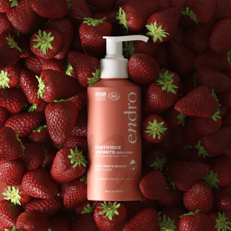 Dentifrice fluor Fraise-  Endro Cosmétiques – Image 8