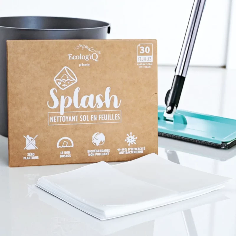 Nettoyant Sol bio en feuilles Splash - 30 feuilles (30 à 60 lavages)