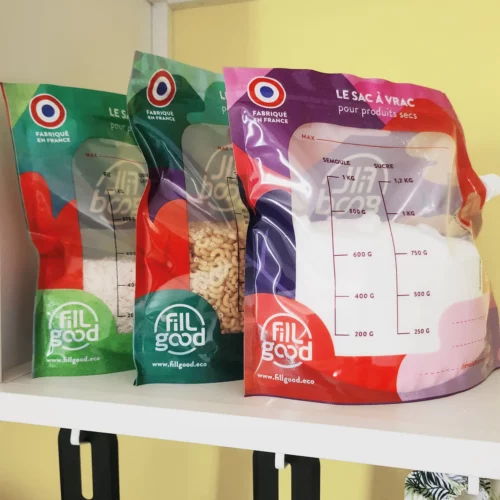 Lot de 3 sachets réutilisables Squiz – Une révolution pour consommer en vrac !