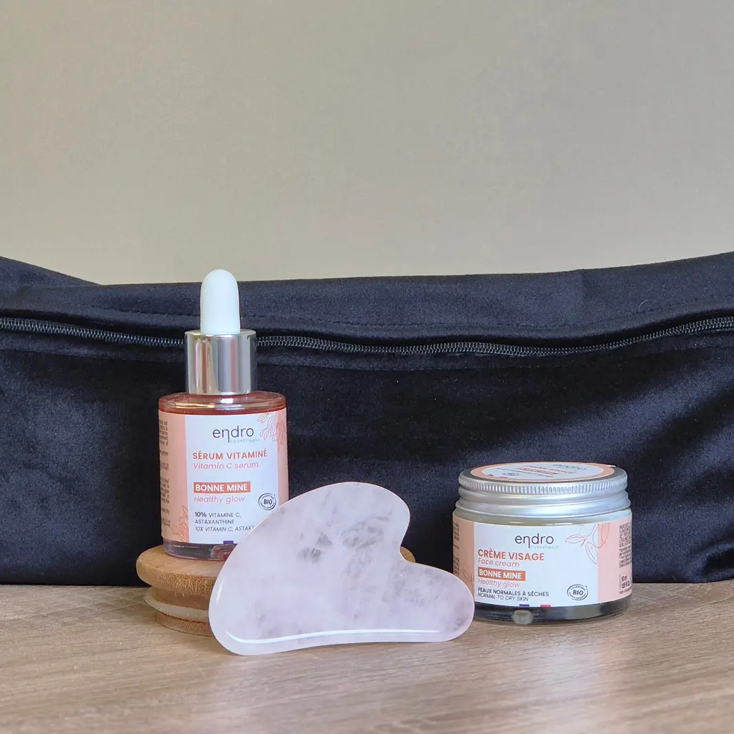 Coffret Bonne Mine : Crème et Sérum Endro, Gua Sha... – Image 2