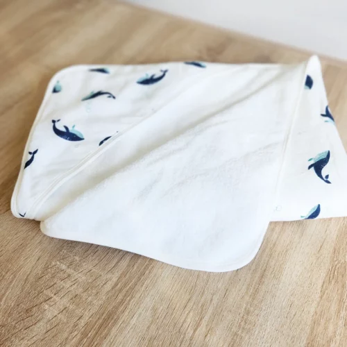 Cape de bain ultra épaisse et absorbante bébé 75×75 cm