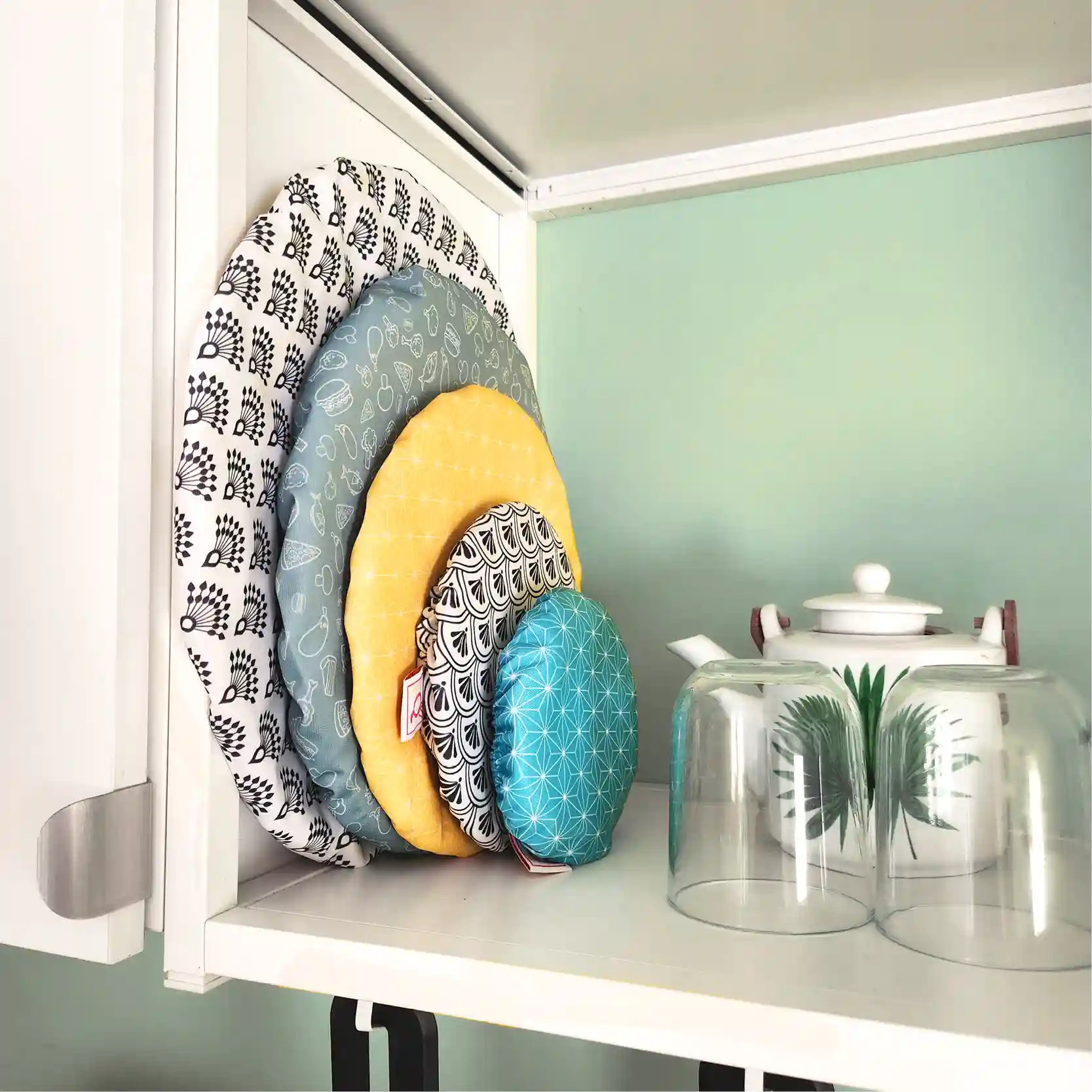 kit 5 Cover’Ring : rangement des couvre-plats 5 tailles – Image 3