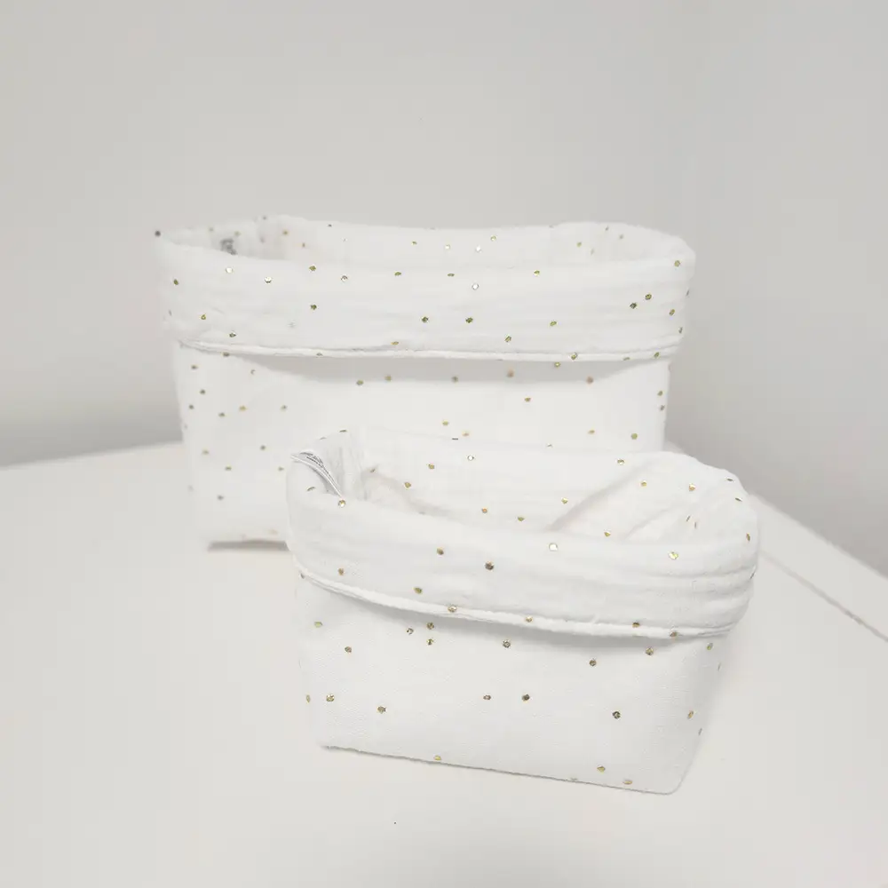 Duo de panières - Double gaze de coton – Image 5