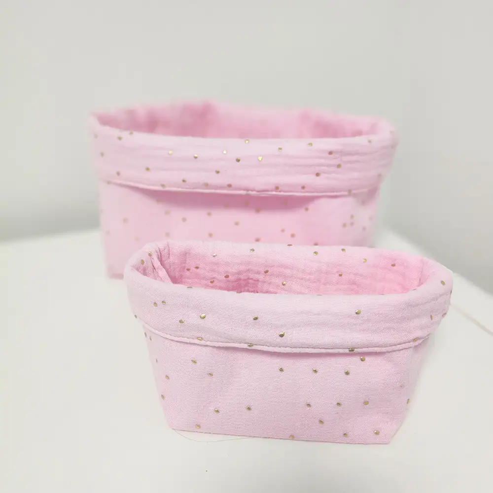 Duo de panières - Double gaze de coton – Image 6