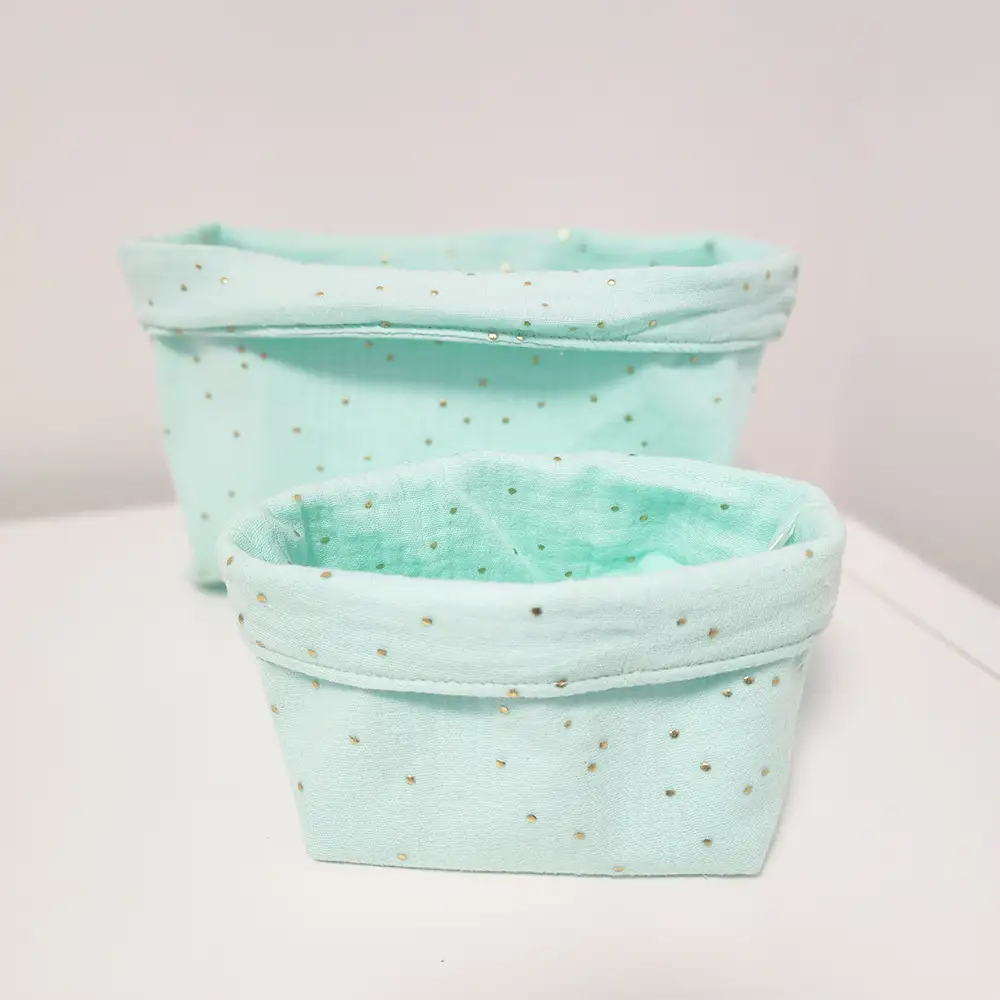 Duo de panières - Double gaze de coton – Image 7