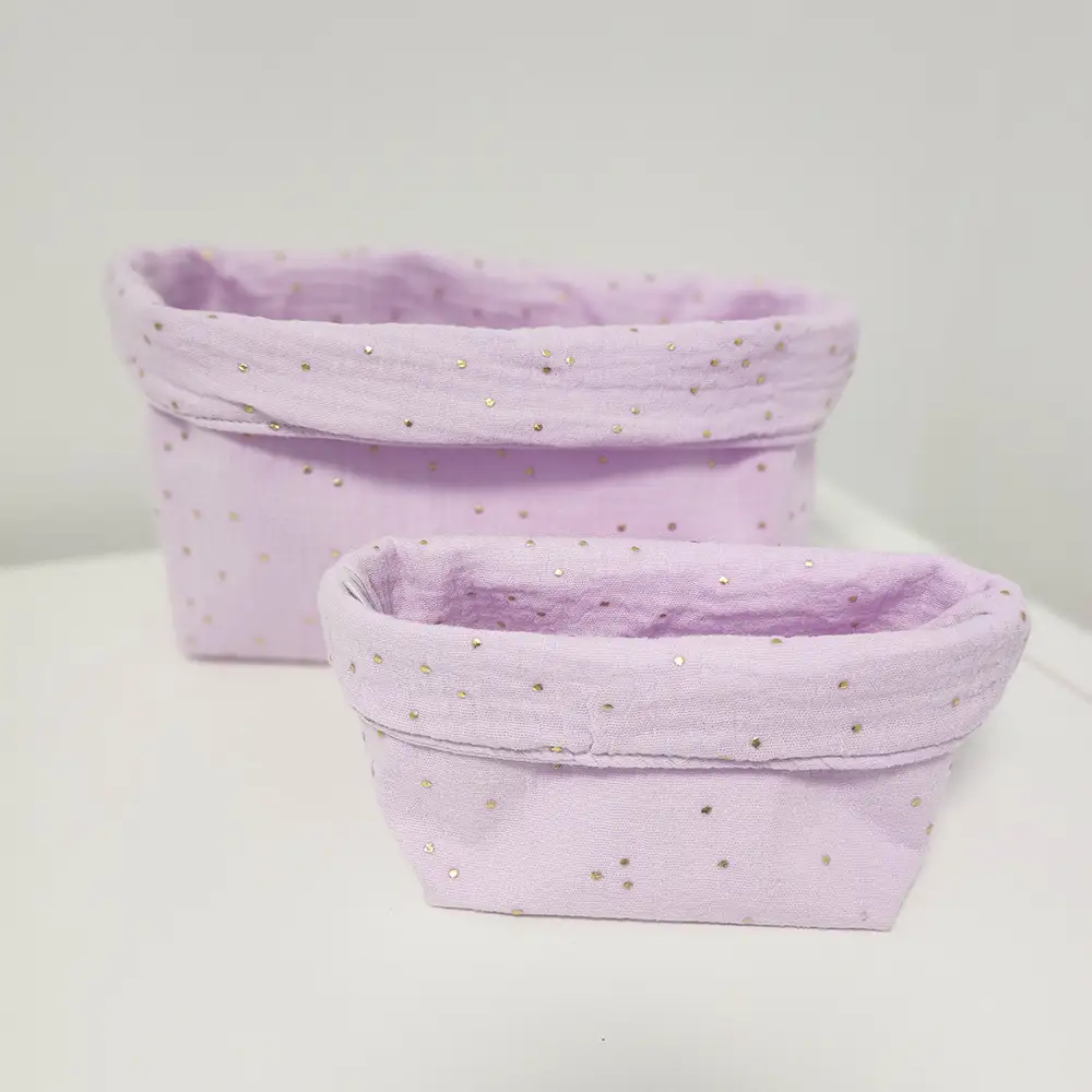 Duo de panières - Double gaze de coton – Image 8