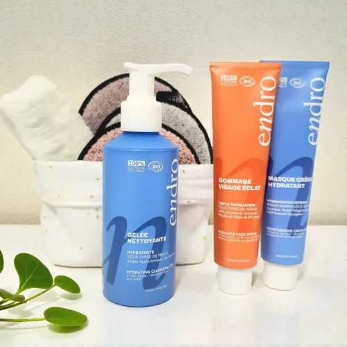 Kit beauté – Rituel Soin Visage Endro Nettoyage, Gommage, Masque (7 pièces)