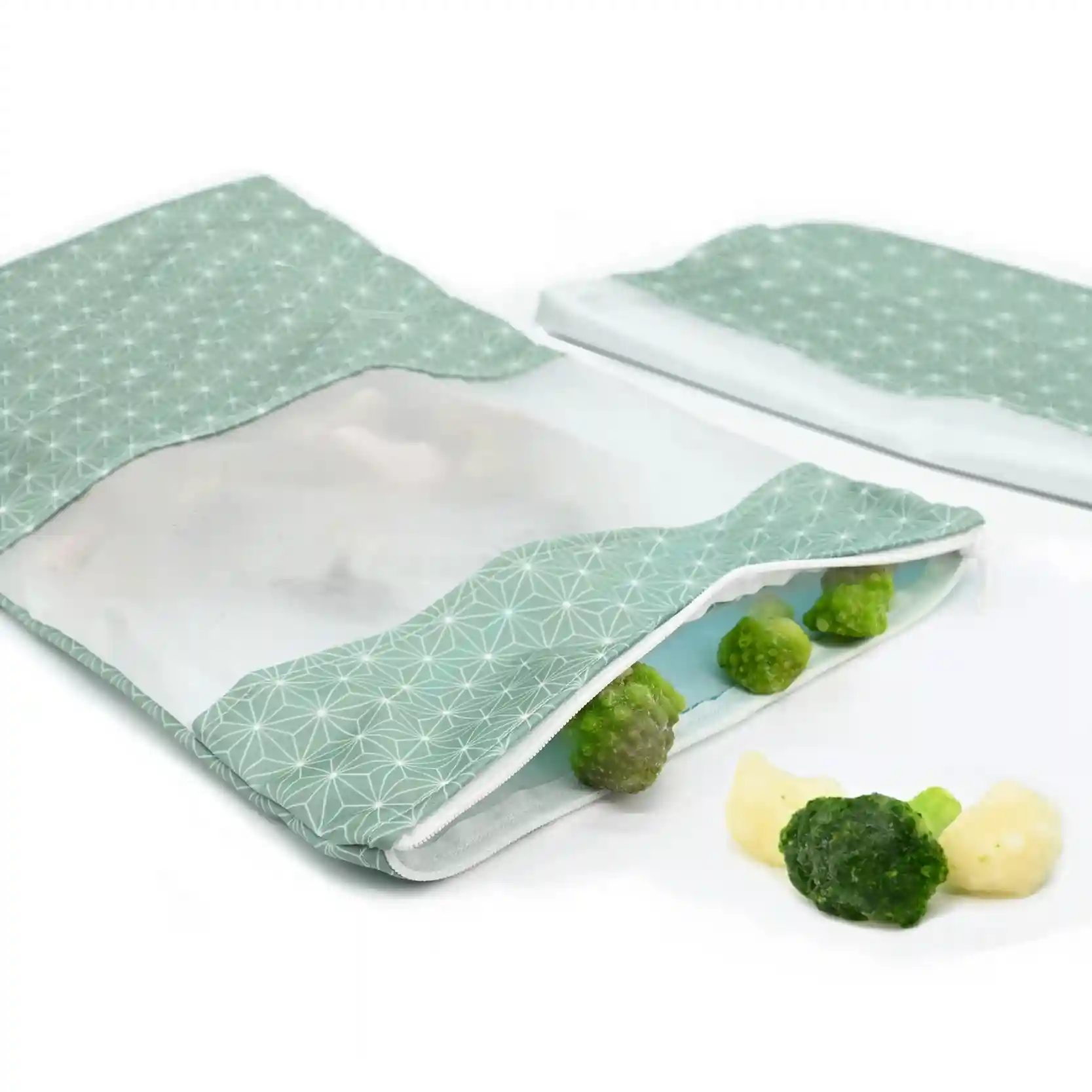 x2 sacs congélation réutilisables - Très grand format (XL) - Coloris au choix – Image 5