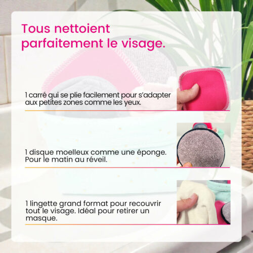 Kit découverte : Nettoyage visage – Mini routine